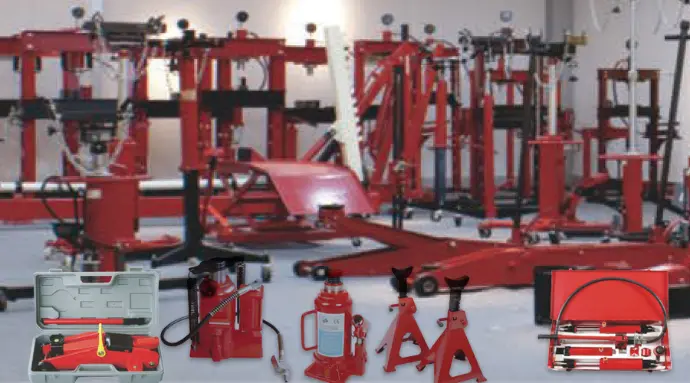 Car hydraulic jacks lift tools manufacturing factory