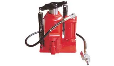ASME/CE/ATEX triple-certified 20-ton air-over-hydraulic bottle jacks,pneumatic lift hydraulic hold explosion-proof construction, high-tonnage capacity, low-profile design, rapid lifting