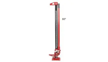 60-inches heavy-duty farm jack with capacity for tractor and off-road recovery