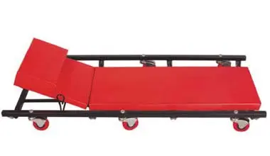 40-Inch garage creeper under car spine align lumbar system - reduce mechanic fatigue by 50%